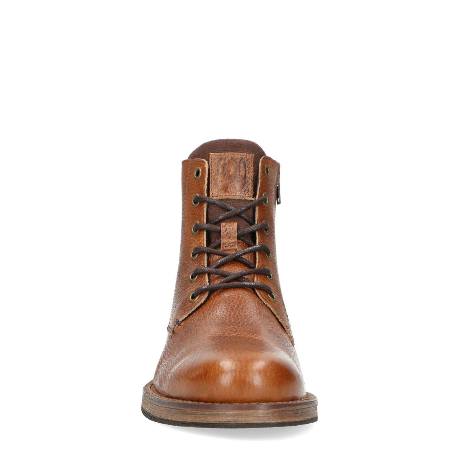 Sacha leren veterboots cognac | wehkamp Sacha leren veterboots cognac | wehkamp