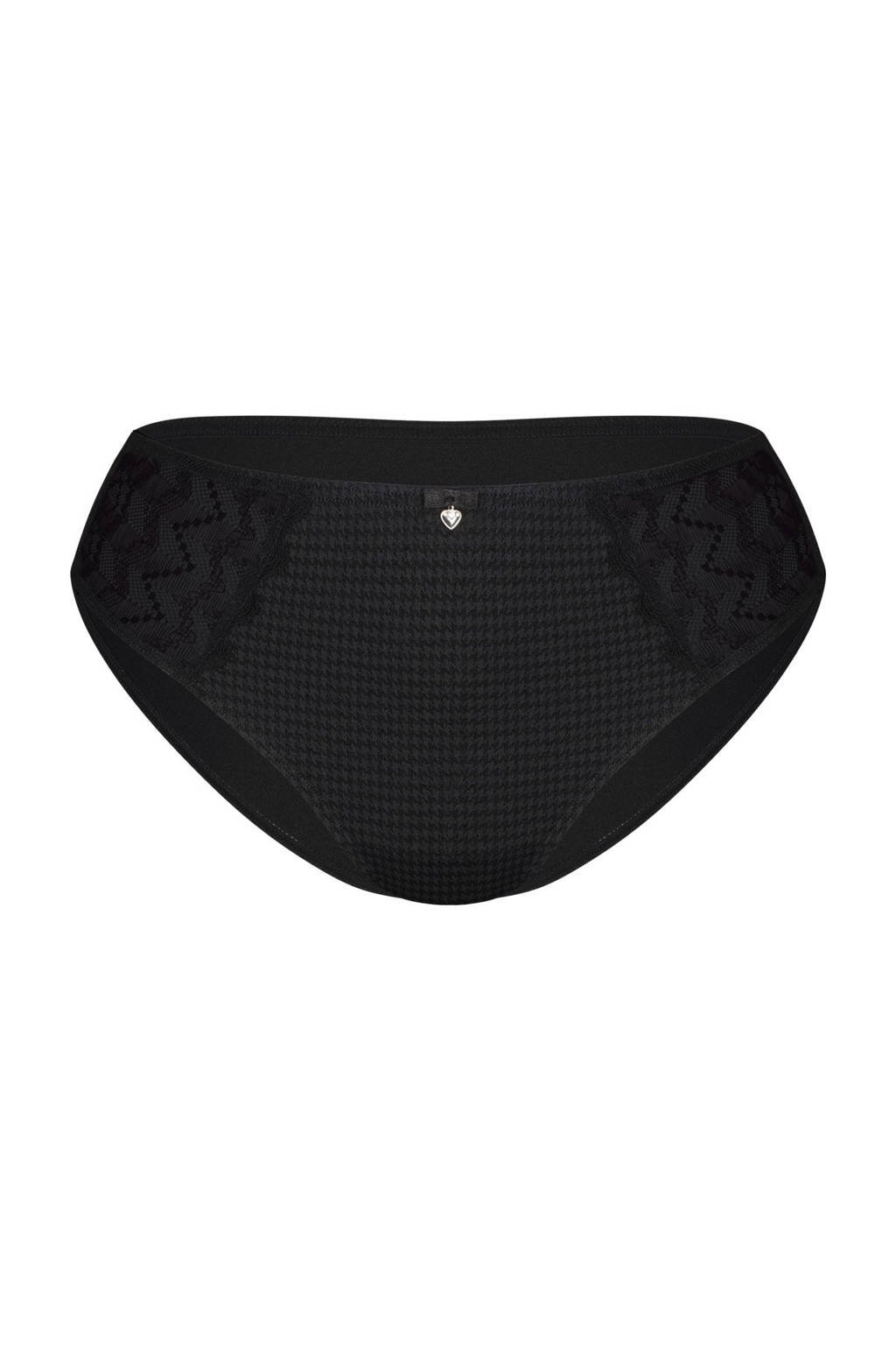 Sassa Mode slip Beautiful Classic zwart, Zwart