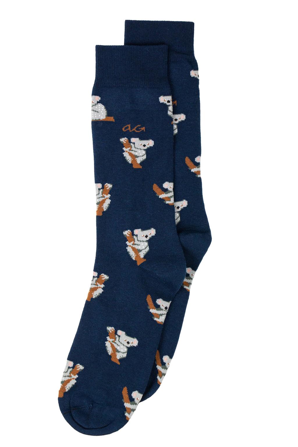 Alfredo Gonzales sokken Koala donkerblauw