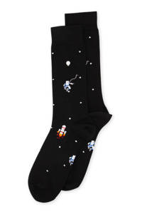 Alfredo Gonzales sokken Astronauts in Space zwart, Zwart