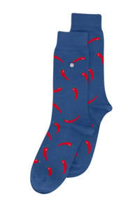 Alfredo Gonzales sokken Red Peppers blauw, Blauw