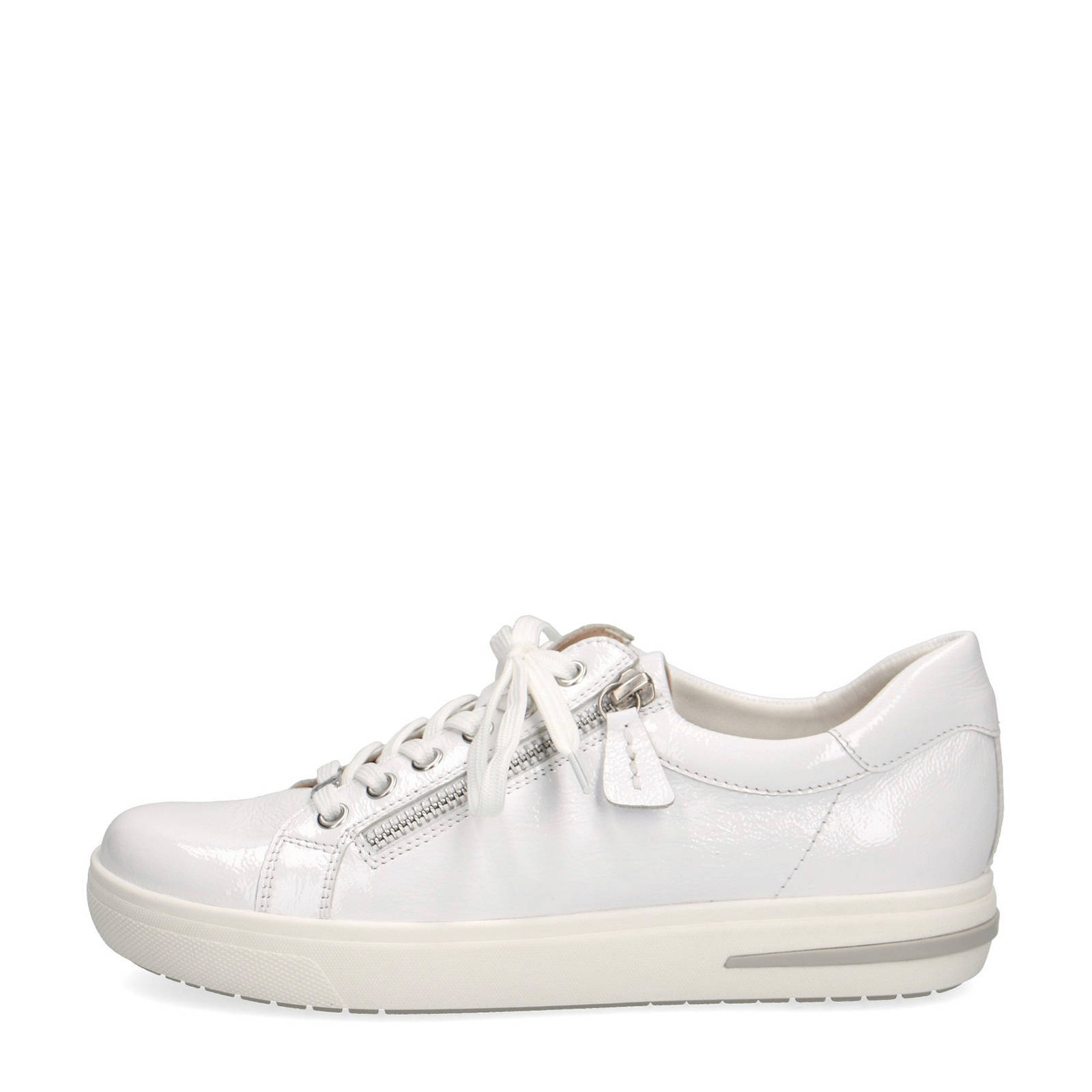 Caprice Manou lakleren sneakers wit | wehkamp