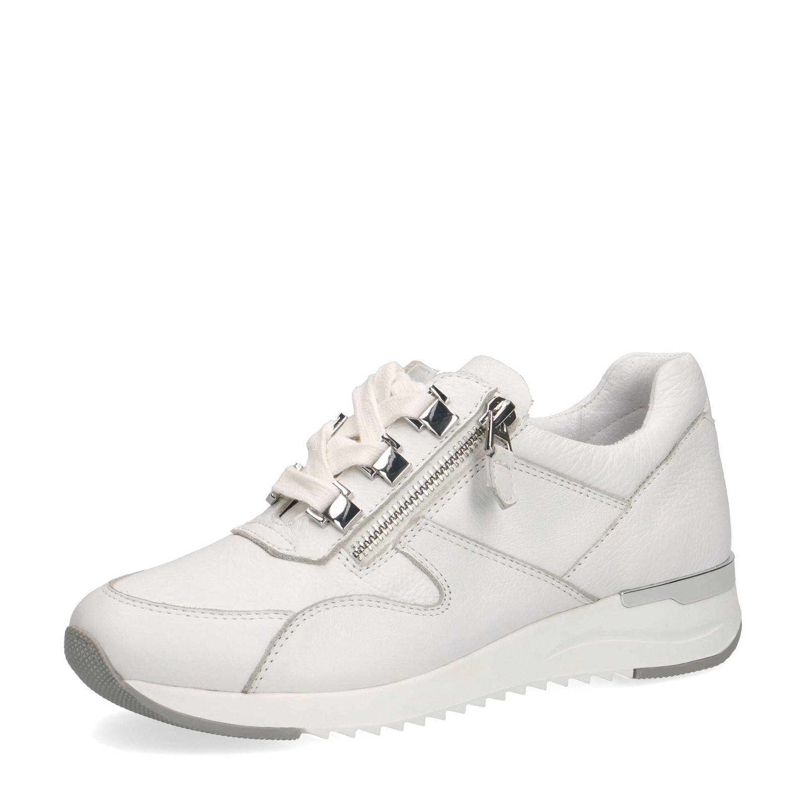 Caprice Kaia leren sneakers wit | wehkamp