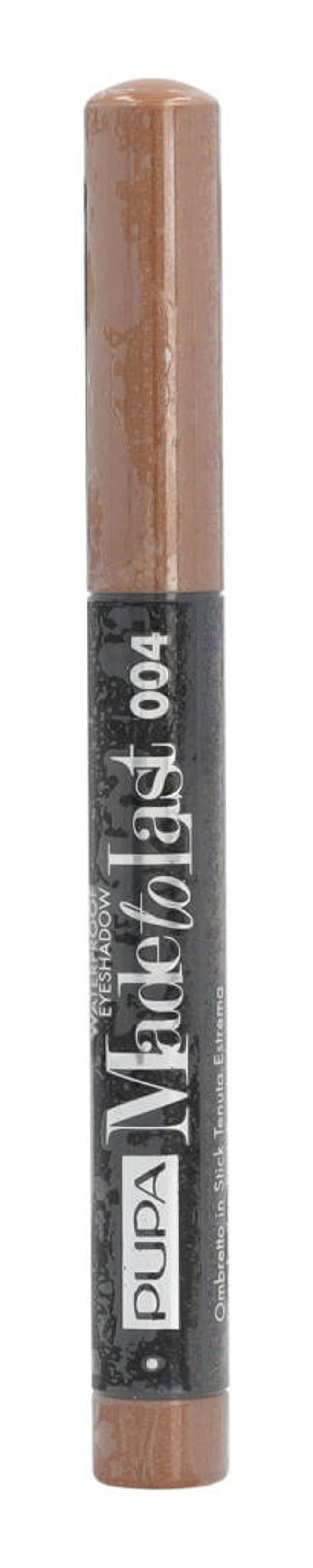 Pupa Milano Made To Last Waterproof Eyeshadow oogschaduw - 04 Golden Brown