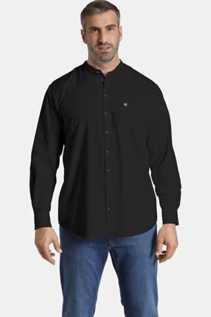 casual overhemd zwart