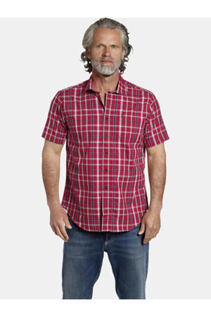 casual overhemd rood