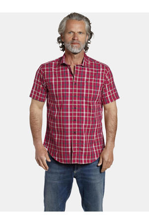 casual overhemd rood