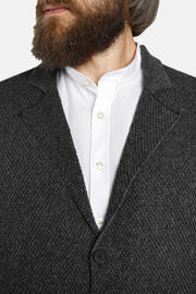 thumbnail: Jan Vanderstorm gemêleerd vest Plus Size ASGER donkergrijs