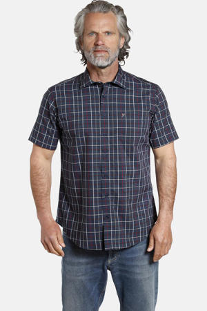 casual overhemd donkerblauw