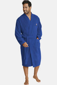 Jan Vanderstorm Plus Size badstof badjas JANNING blauw, Blauw