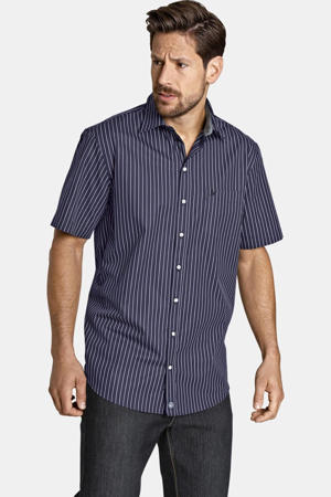 casual overhemd blauw