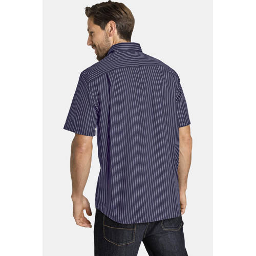 Jan Vanderstorm casual overhemd blauw afbeelding