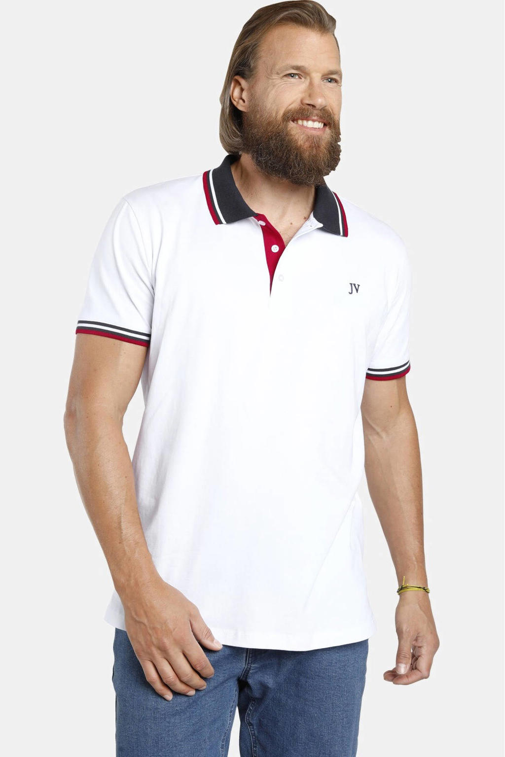 Jan Vanderstorm loose polo JOHAN Plus Size - (set van 2)