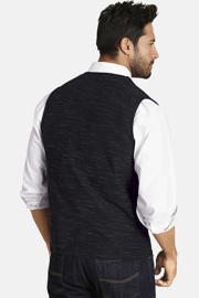 thumbnail: Jan Vanderstorm gemêleerd gilet Plus Size AHLMANN zwart