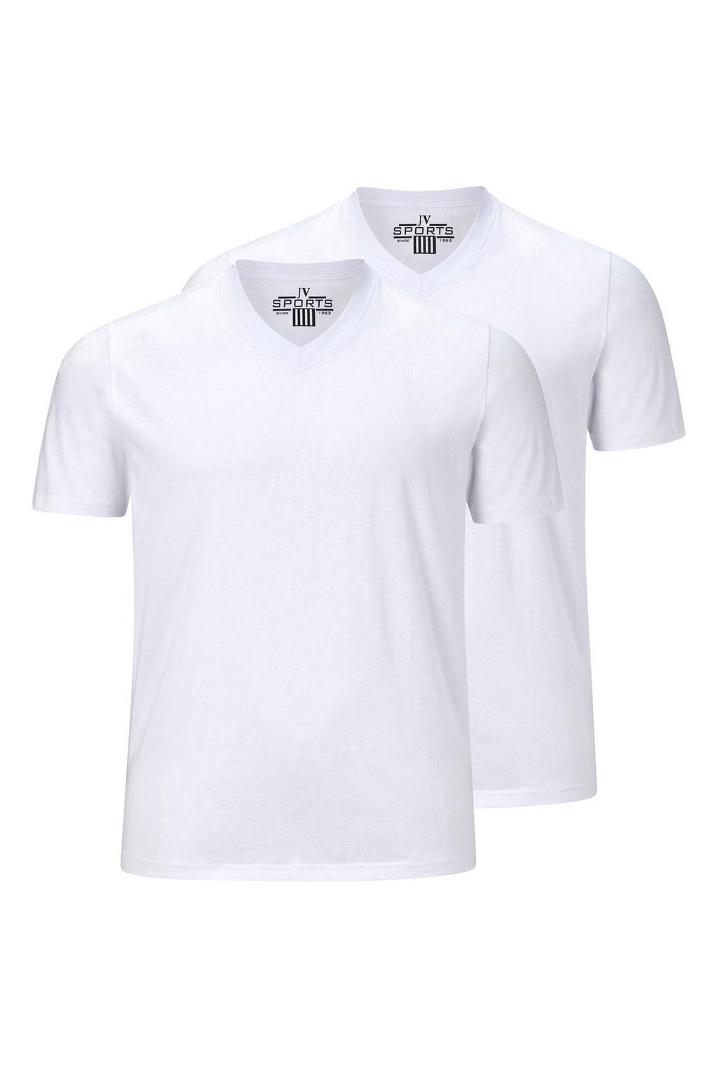 Jan Vanderstorm regular T-shirt Plus Size OSMO wit - (set vanÂ 2)