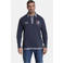 Jan Vanderstorm polo FENNO Plus Size met printopdruk donkerblauw