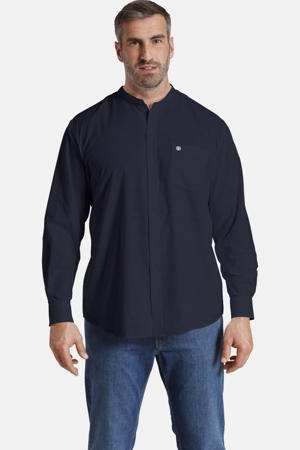 casual overhemd donkerblauw