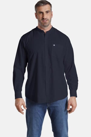 casual overhemd donkerblauw