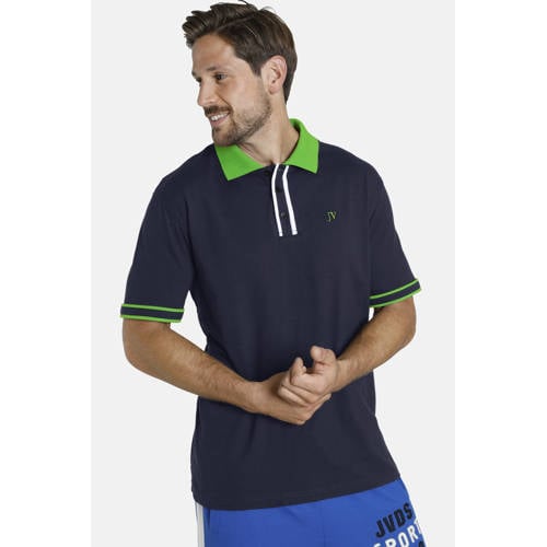 Jan Vanderstorm polo Plus Size ISFRIED donkerblauw afbeelding