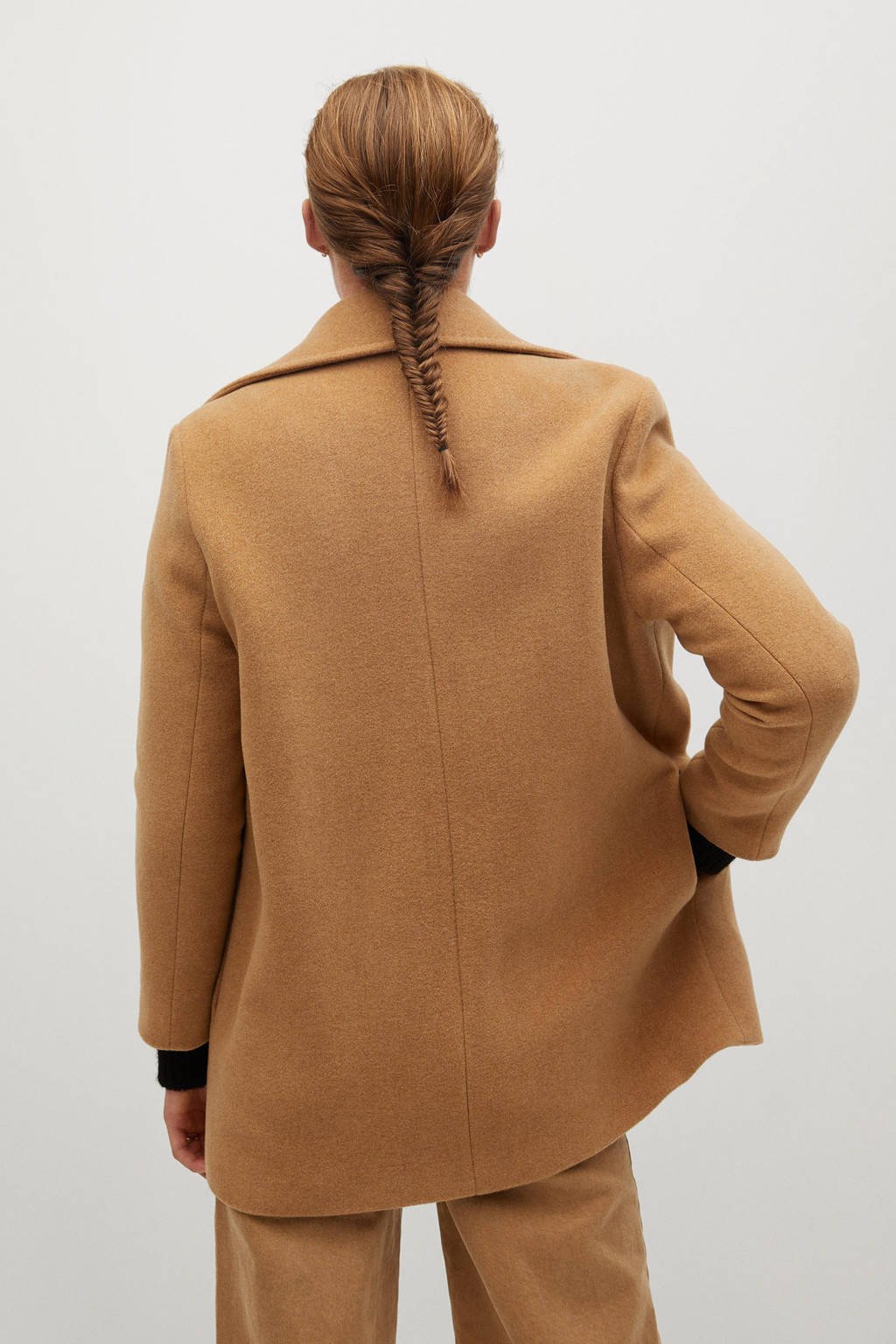 Mango coat camel wehkamp