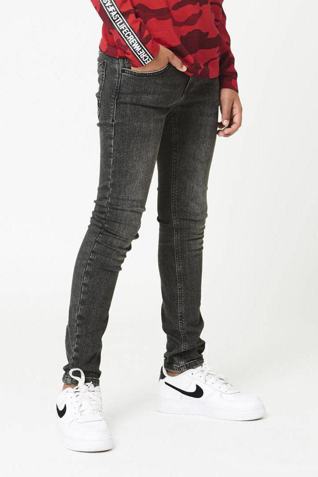 CoolCat Junior slim fit jeans Kevin grijs
