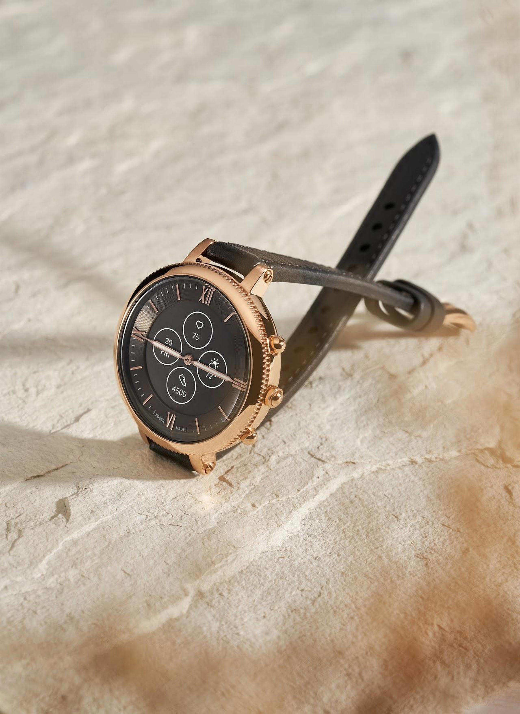 Fossil Monroe Dames Hybrid HR Smartwatch FTW7035 wehkamp