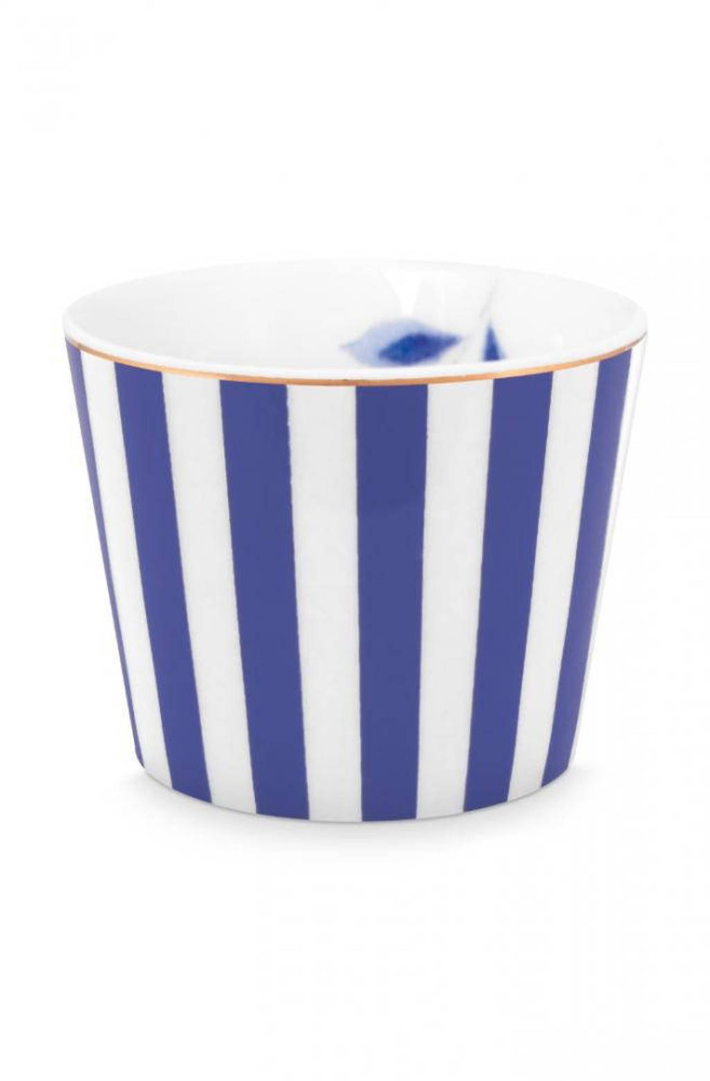 Pip Studio Egg Cup Royal Stripes, Blue / White