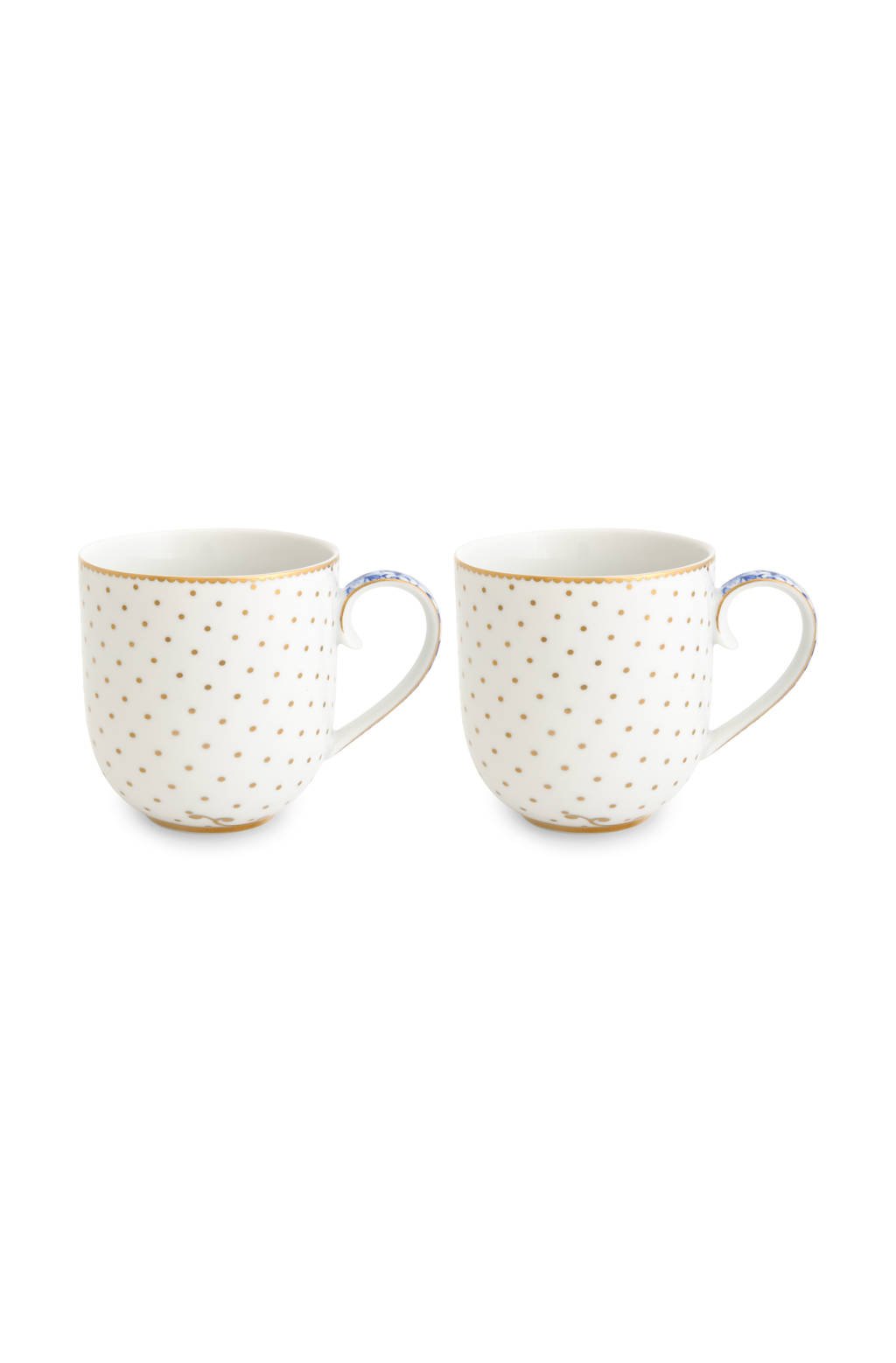 Pip Studio Set/2 Mugs Small Royal White 260ml