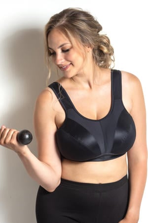 level 4 Plus Size sportbh Vida zwart