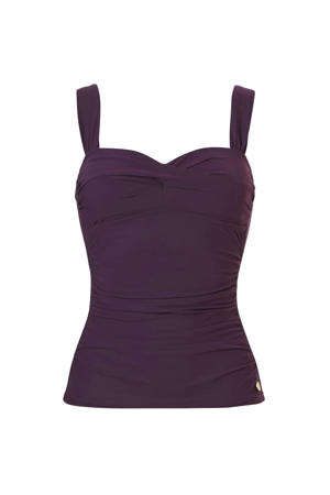 tankini bikinitop paars