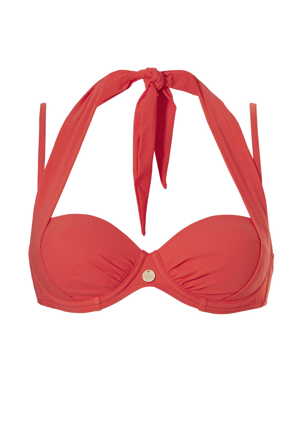 TC WOW strapless beugel bikinitop rood, Rood