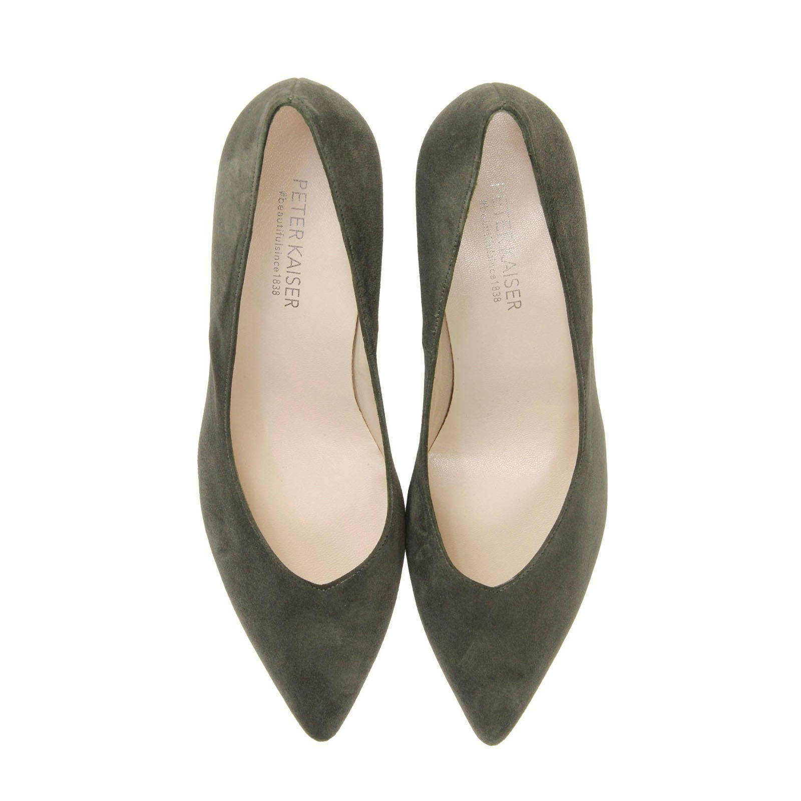Peter Kaiser suède pumps groen | wehkamp