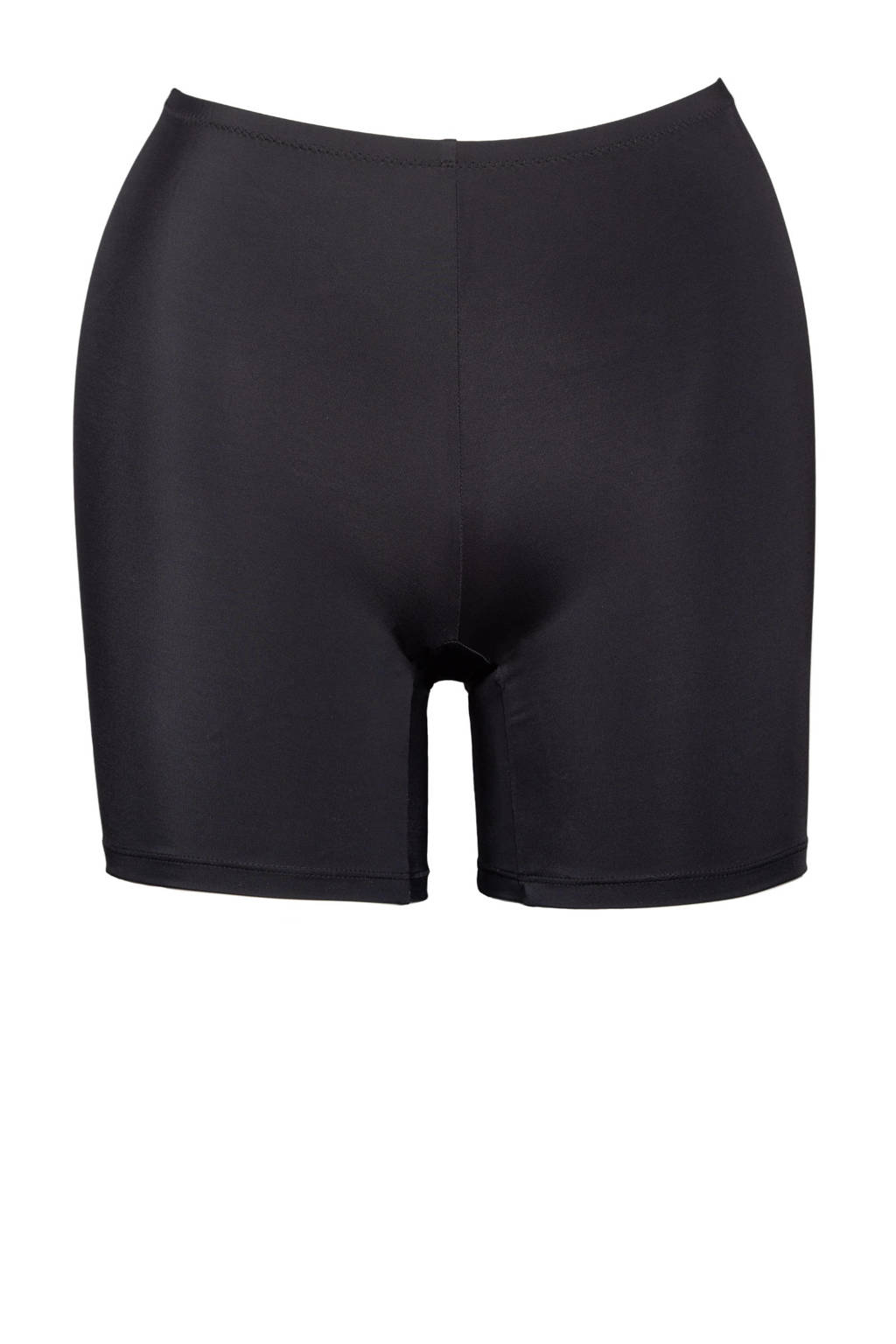 knecht Aanmoediging Dicteren Plaisir +size high waist short bikinibroekje met pijpjes zwart | wehkamp