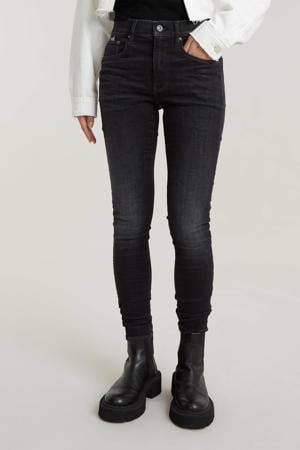 3301 High Skinny jeans donkergrijs