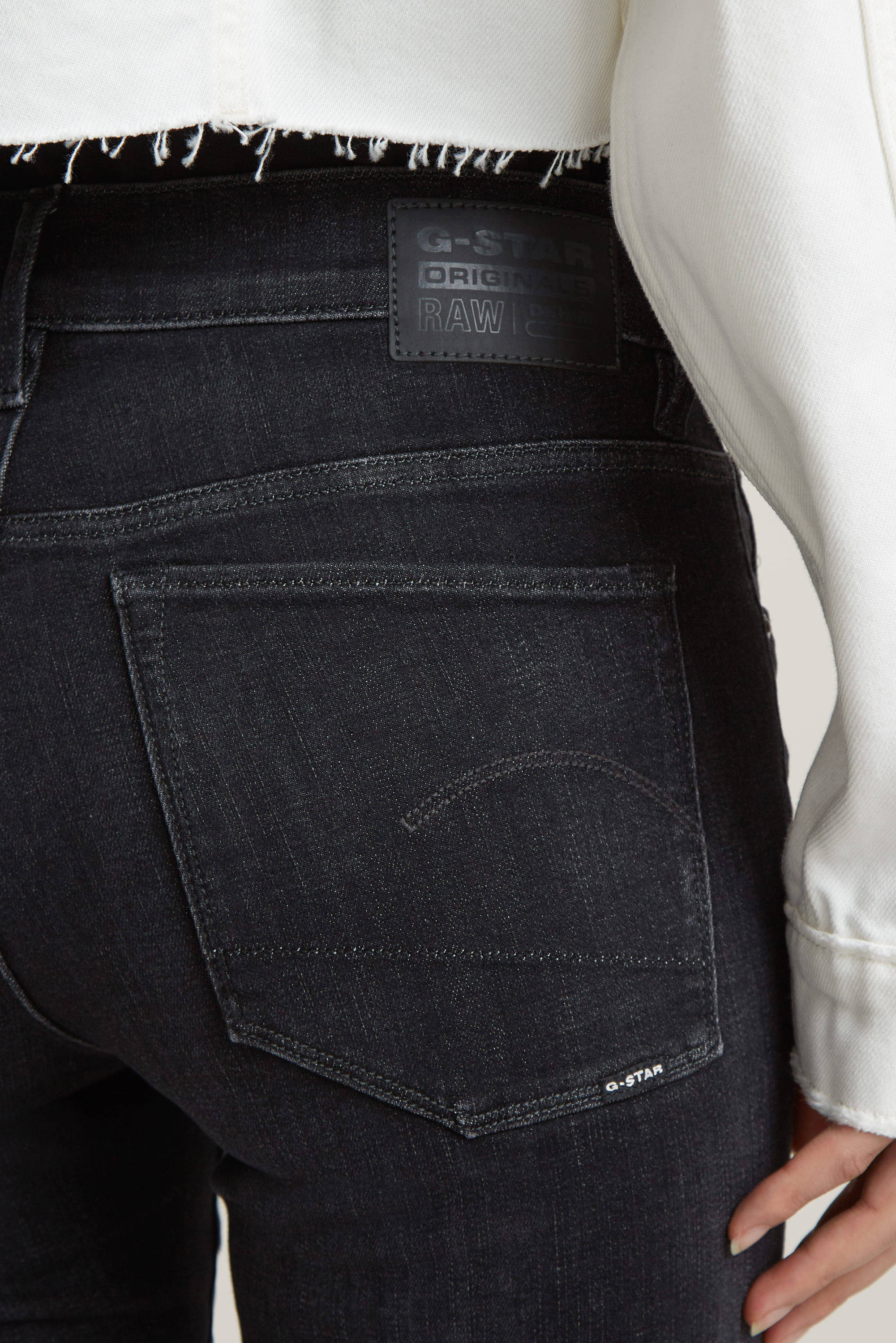 G-Star RAW 3301 High Skinny Wmn skinny jeans donkergrijs | wehkamp