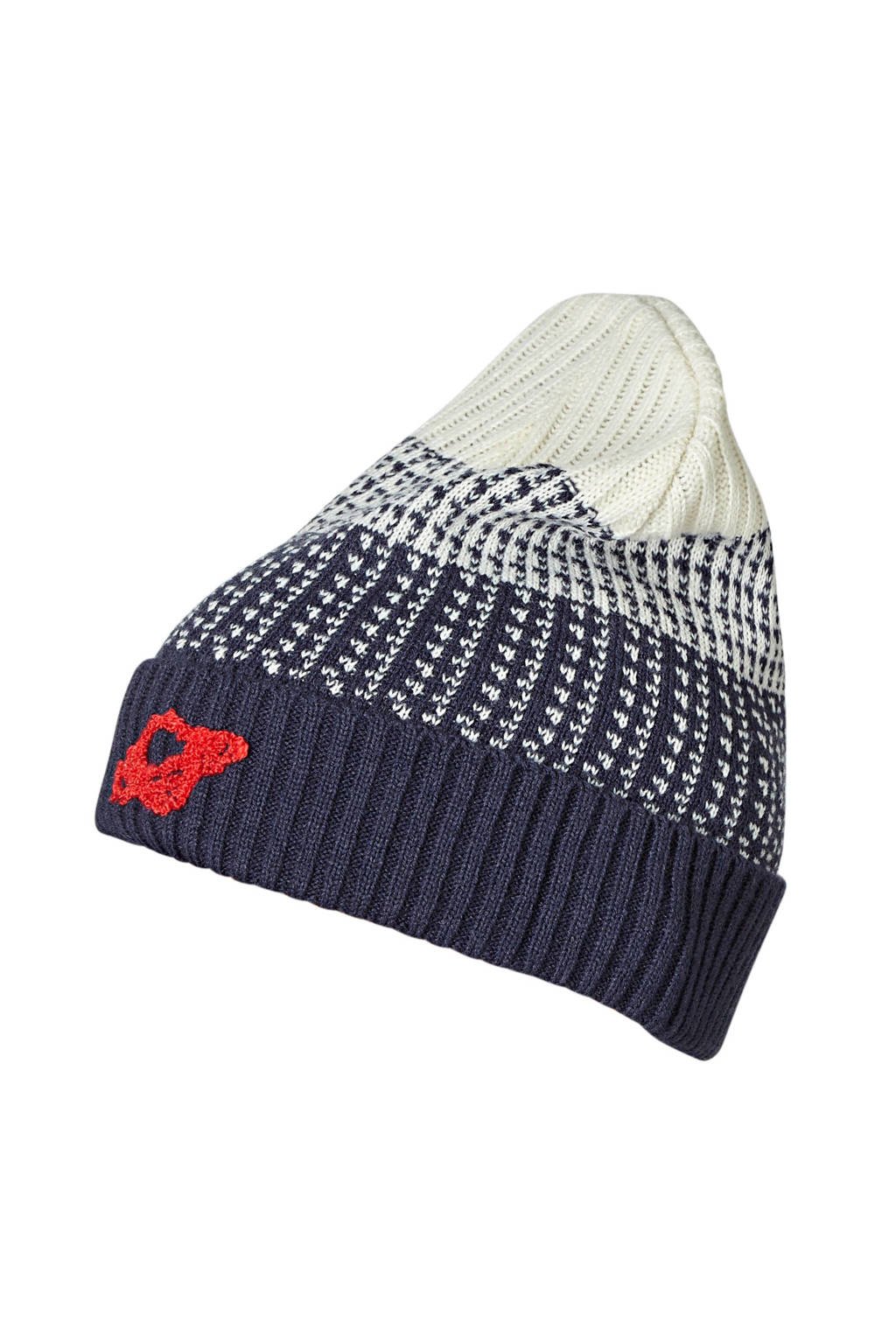 Sarlini muts donkerblauw, Donkerblauw/multi