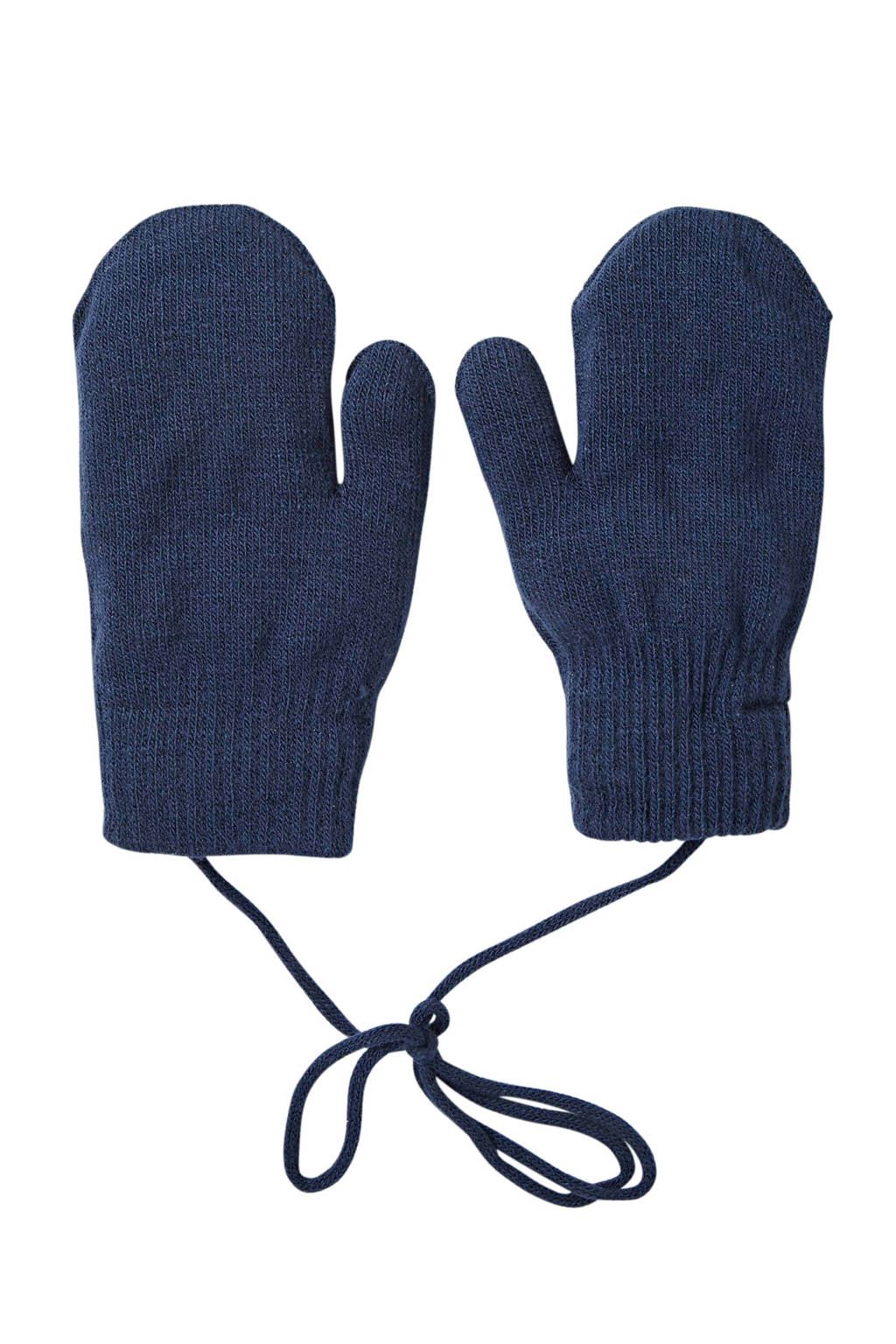 Sarlini gebreide handschoenen donkerblauw, Donkerblauw