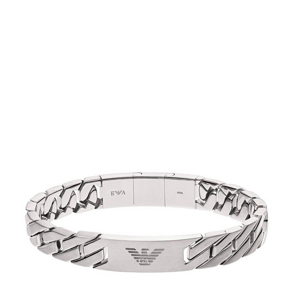 Zelfrespect Beschuldiging Merchandising Emporio Armani armband EGS2435040 zilverkleurig | wehkamp