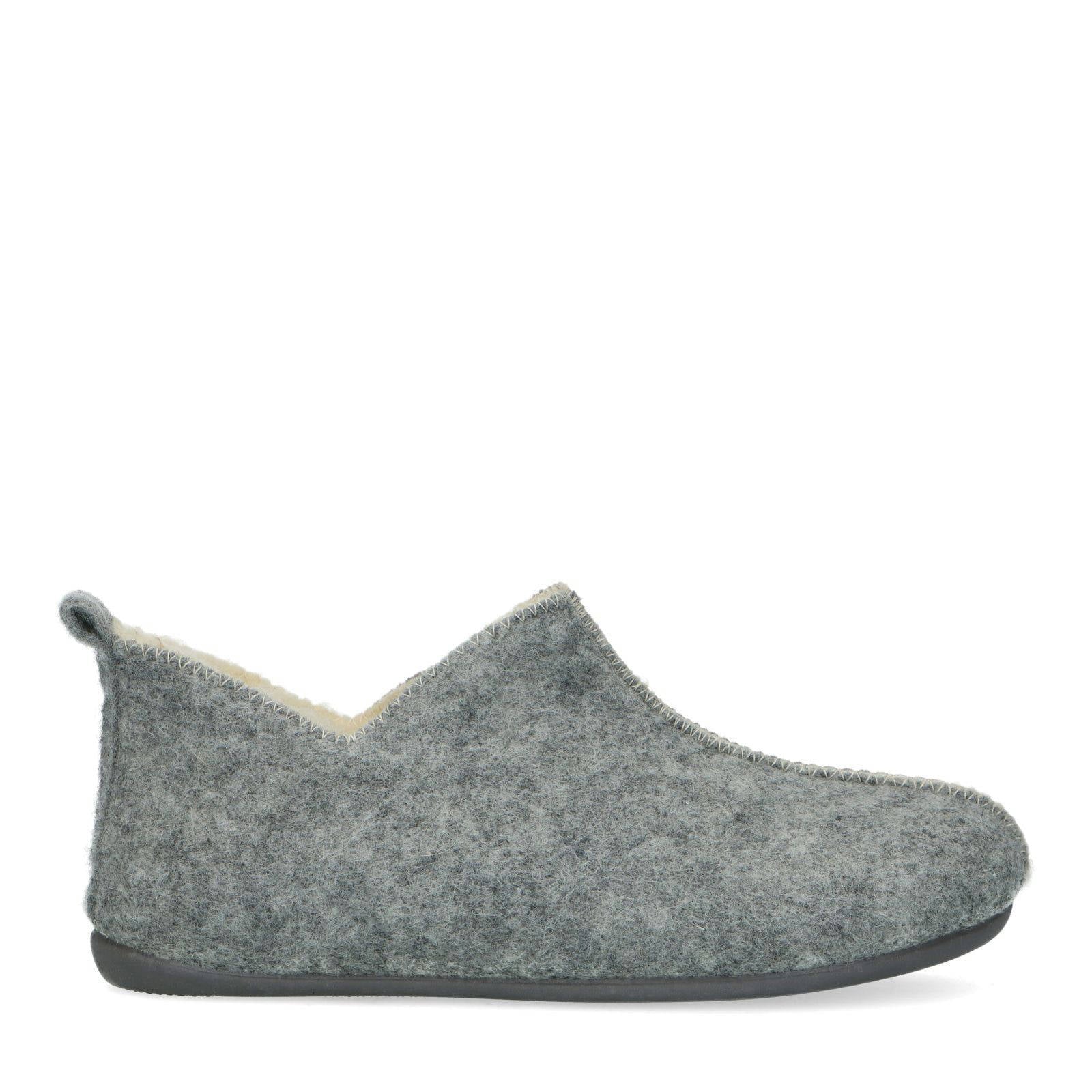 Manfield pantoffels grijs | wehkamp