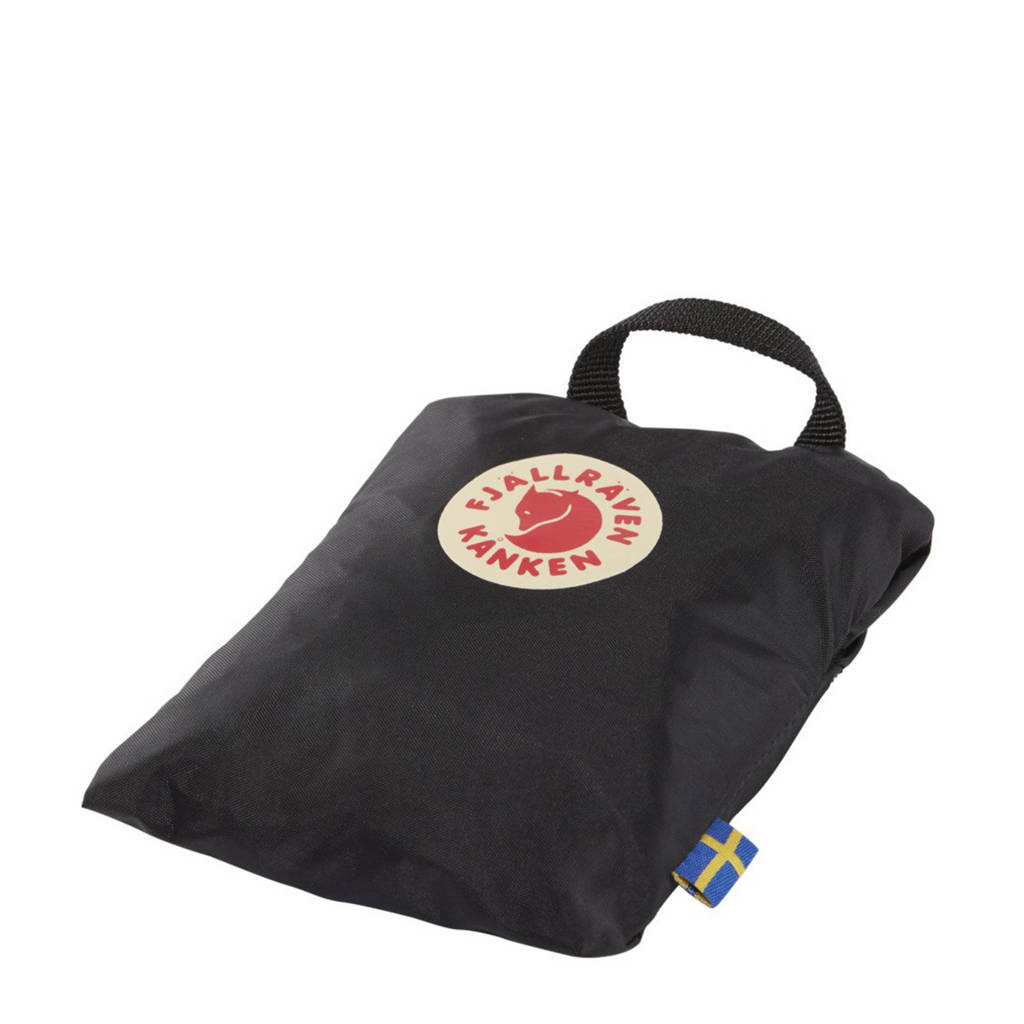 Fjällräven regenhoes voor Kånken rugzak zwart, Zwart