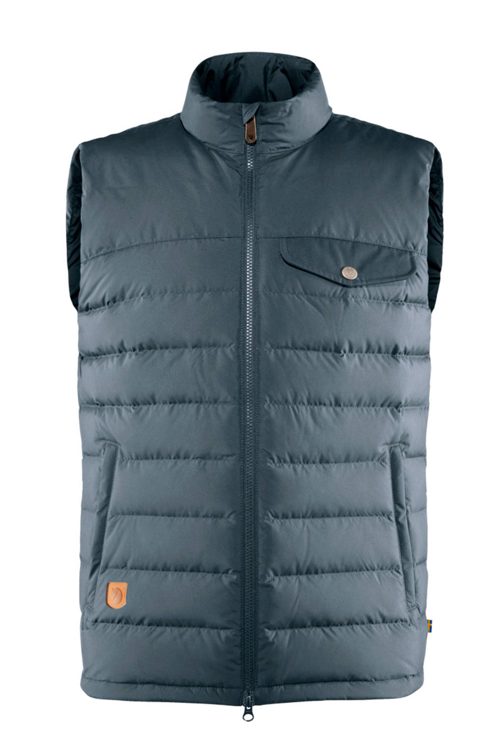 Fjällräven bodywarmer Greenland Down Liner blauw, Blauw