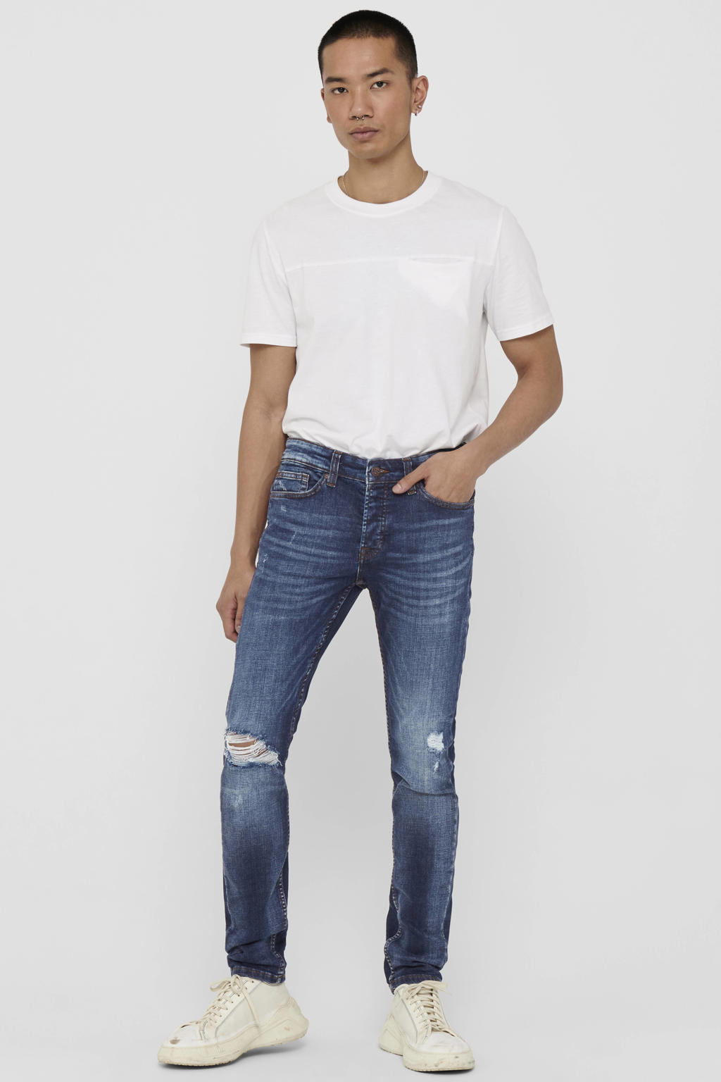 ONLY & SONS slim fit jeans ONSLOOM blue denim 8614