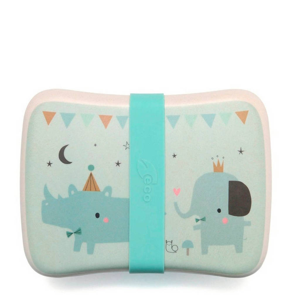 Petit Monkey lunchbox Rhino & Friends wehkamp