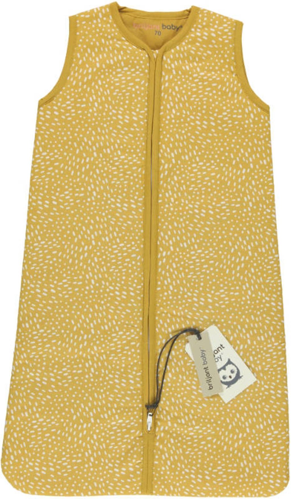 Briljant Baby baby slaapzak Minimal Dots oker, Oker