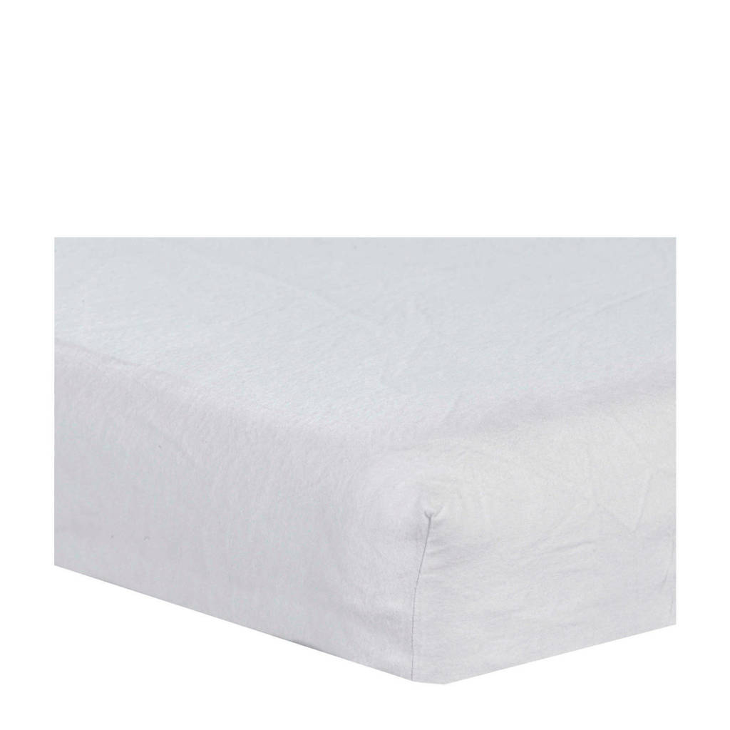 ABZ katoenen molton peuter matrasbeschermer 70x150 cm, Wit