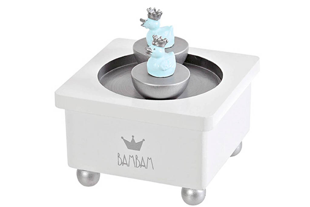 BamBam houten muziekdoos blauw, Blauw