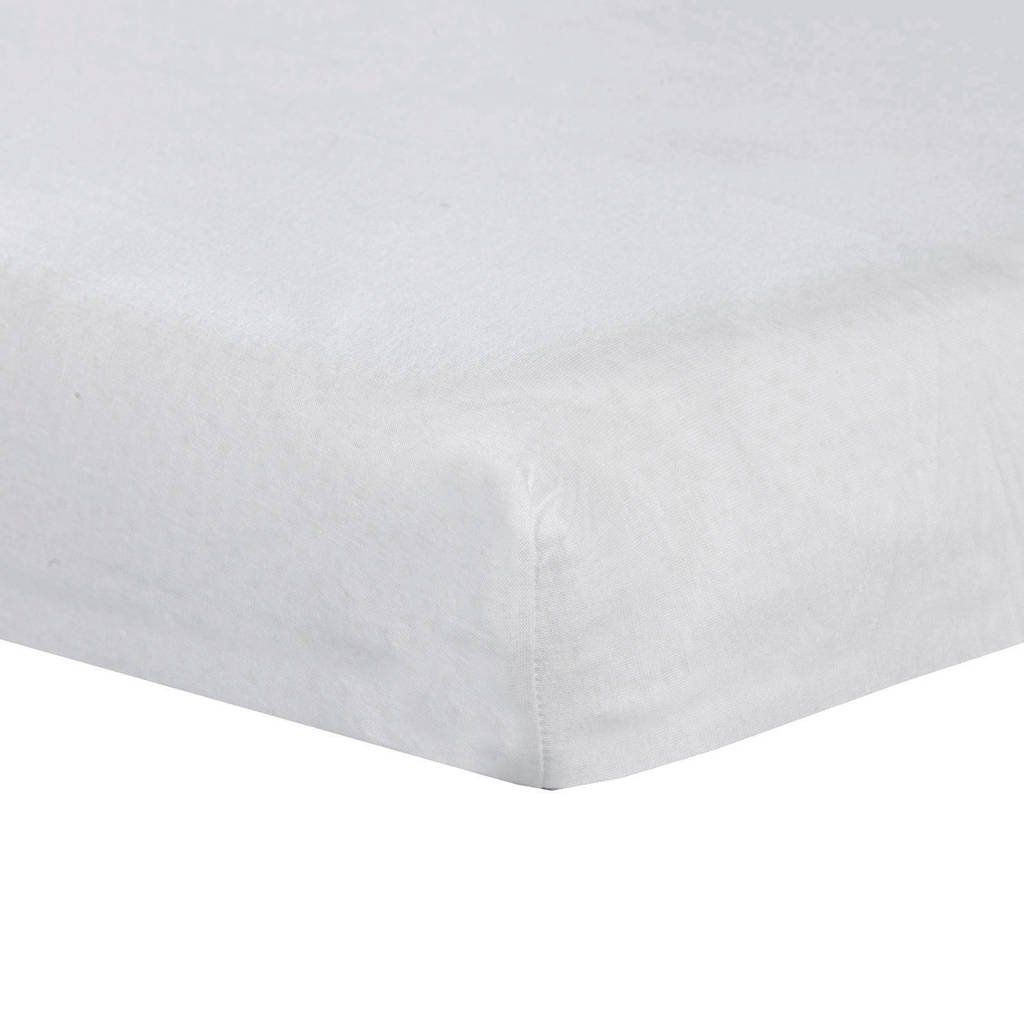 ABZ katoenen jersey wieg hoeslaken 40x80, Wit