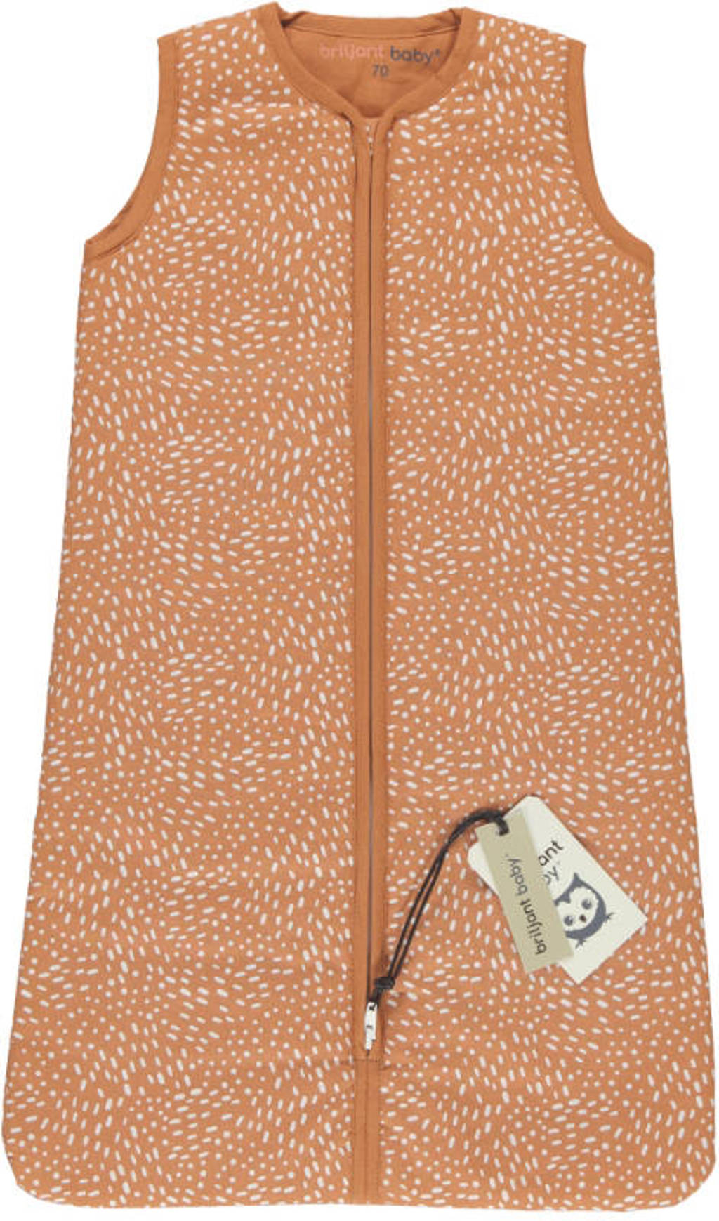 Briljant Baby baby slaapzak Minimal Dots terra
