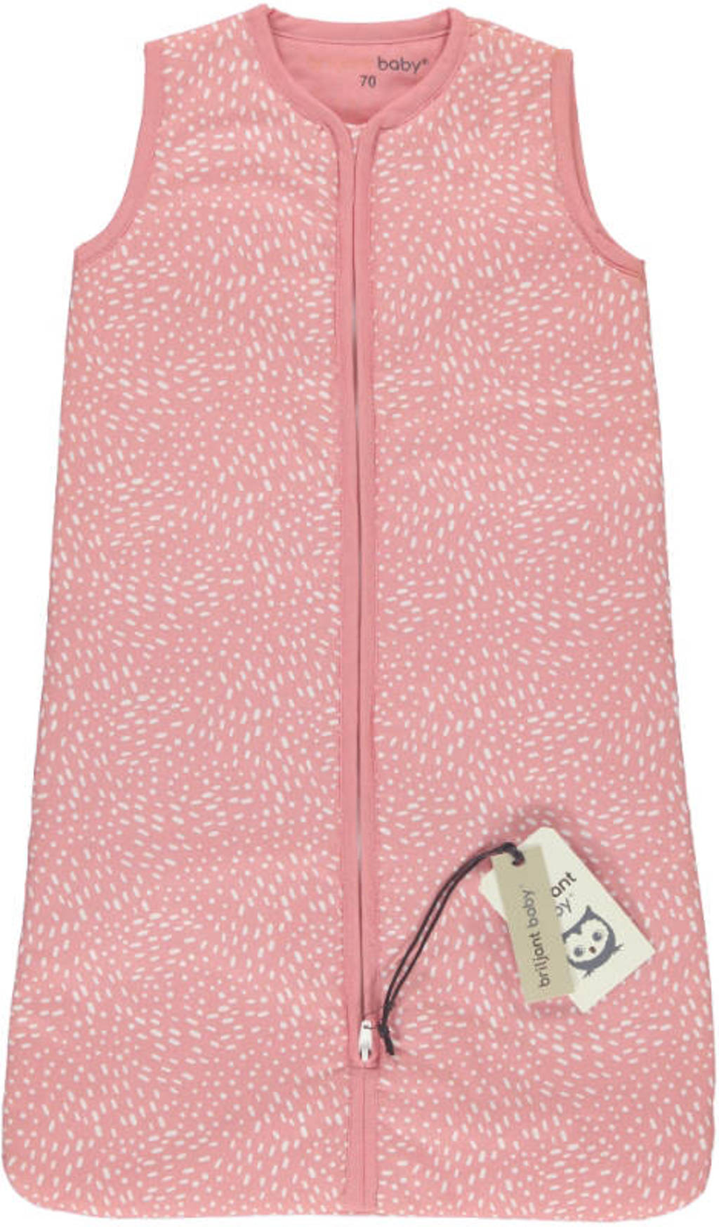 Briljant Baby baby slaapzak Minimal Dots roze, Roze