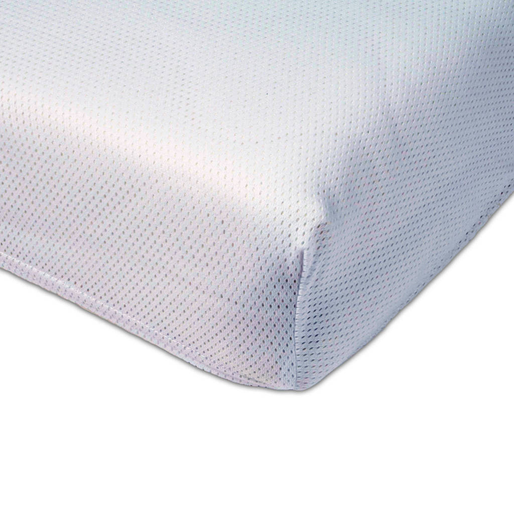 ABZ polyester Airgosafe ledikant hoeslaken 60x120 duo pack, Wit
